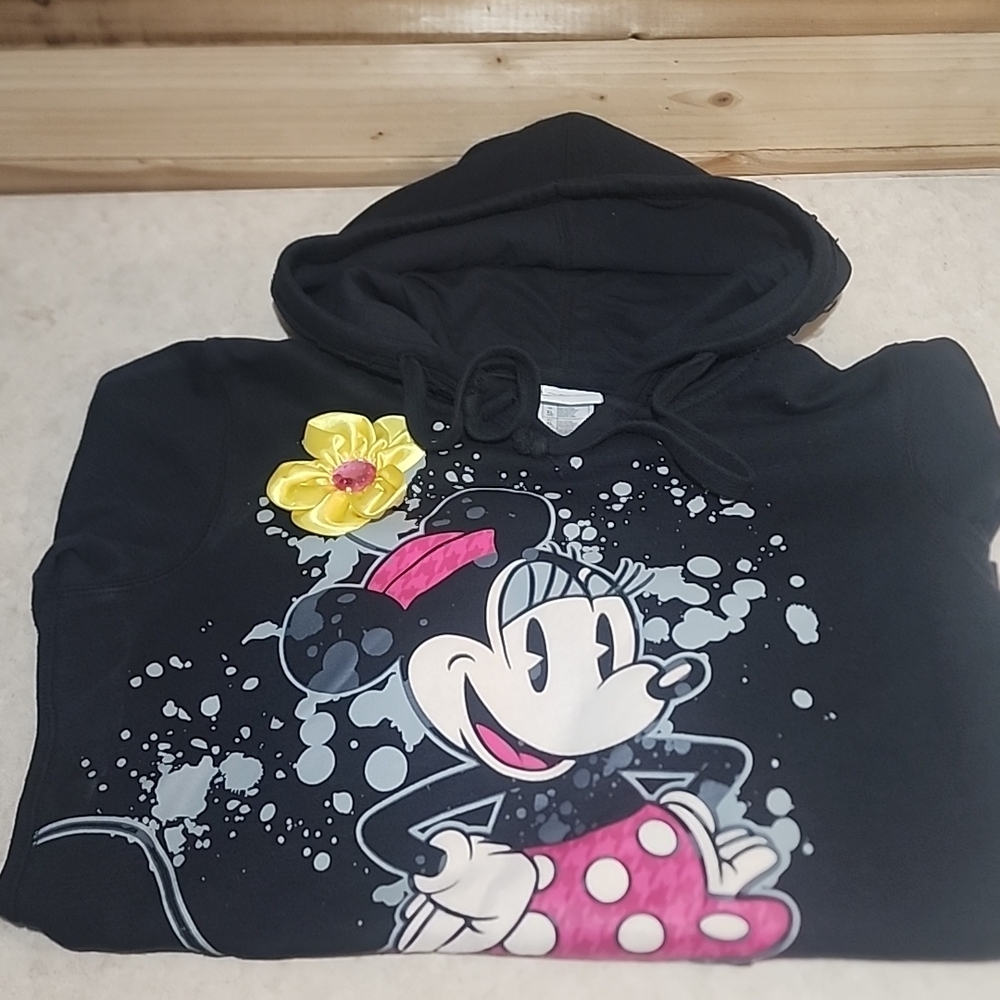 Disney Parks Minnie Mouse hoodie size Large